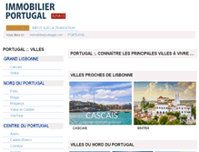 Tablet Screenshot of immobilierportugal.com